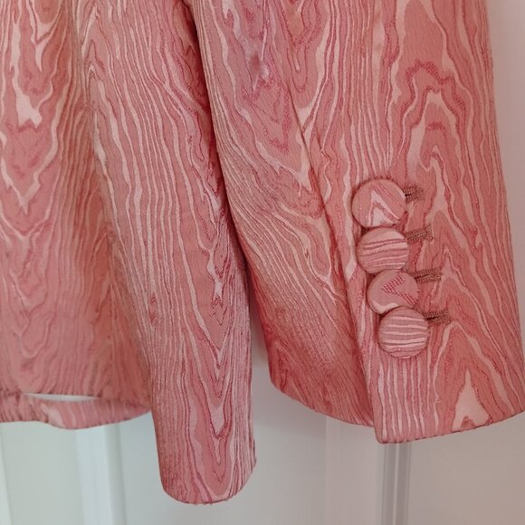 Veronica Beard Eris Fitted Brocade Moiré Jacket Blazer - Picture 6 of 8